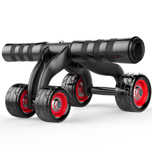 Four-wheel abdominal muscle exercise equipment