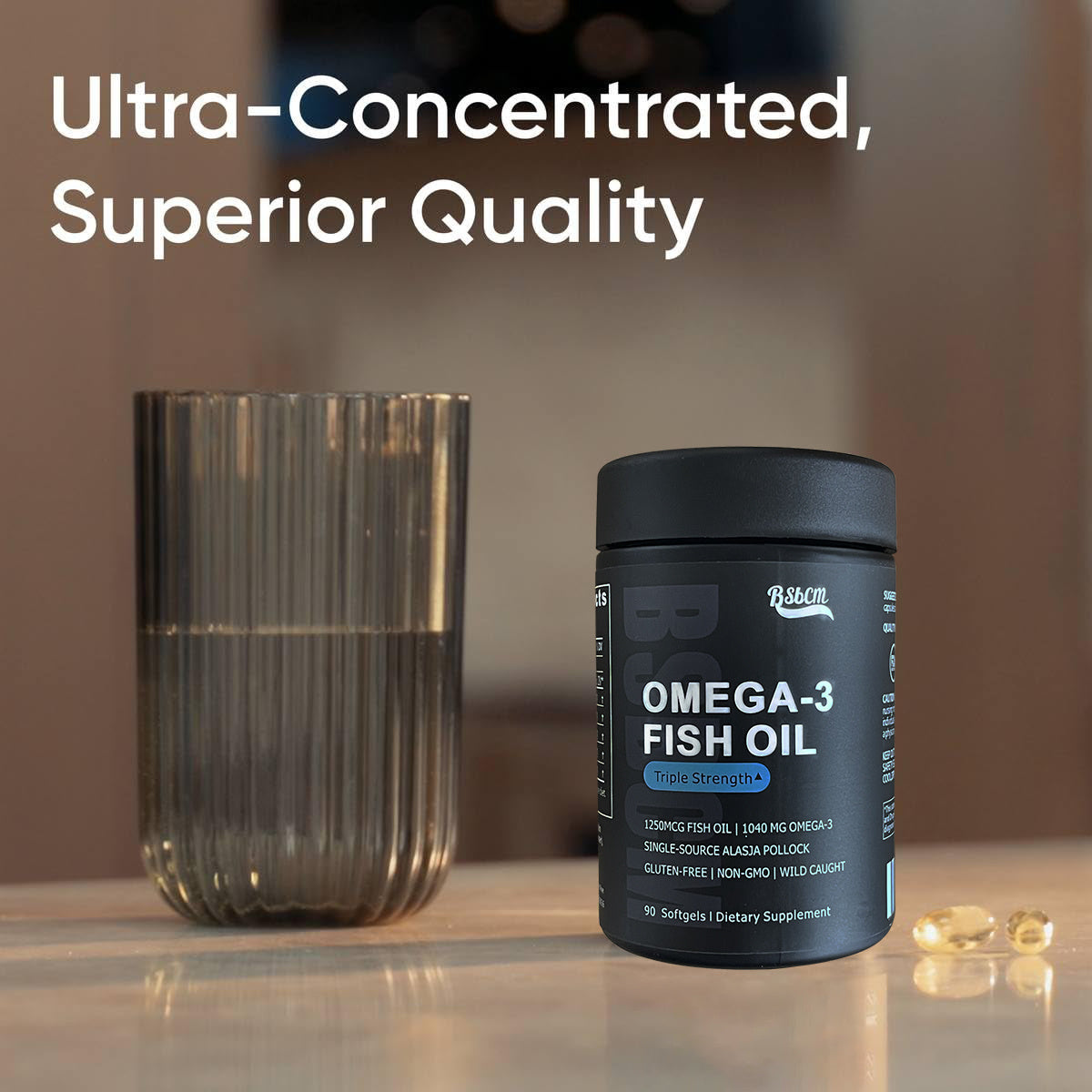 Triple Strength Omega 3 Fish Oil Burpless