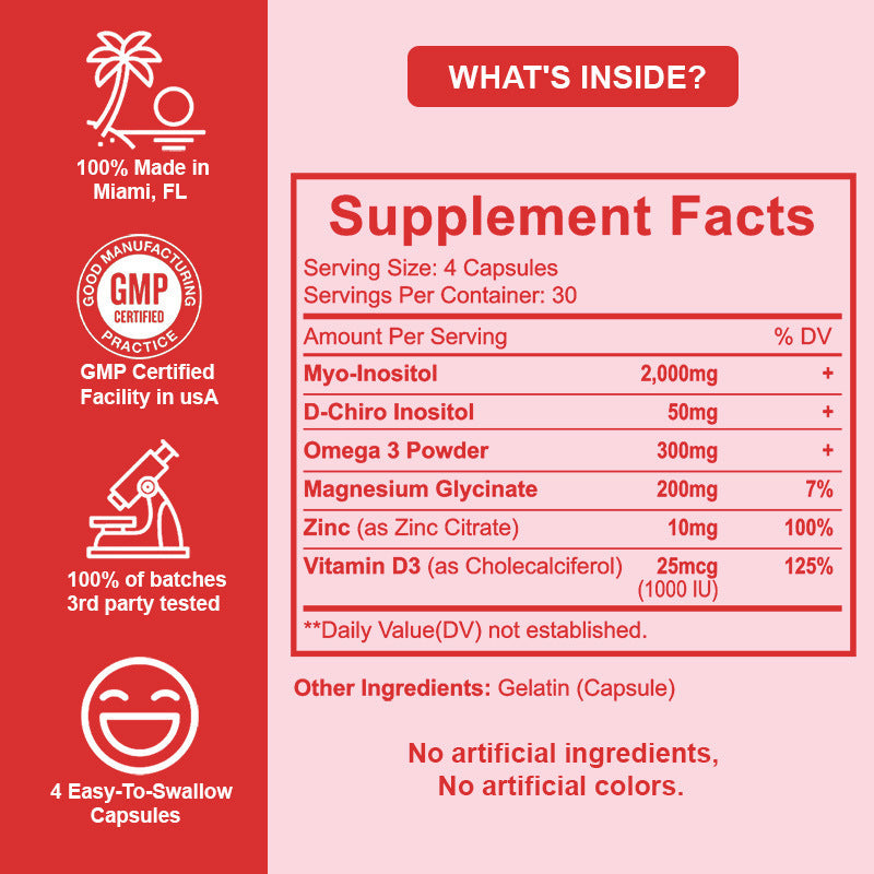 Women's Curmonitol Capsules With Folic Acid