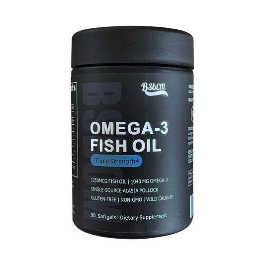 Triple Strength Omega 3 Fish Oil  Burpless
